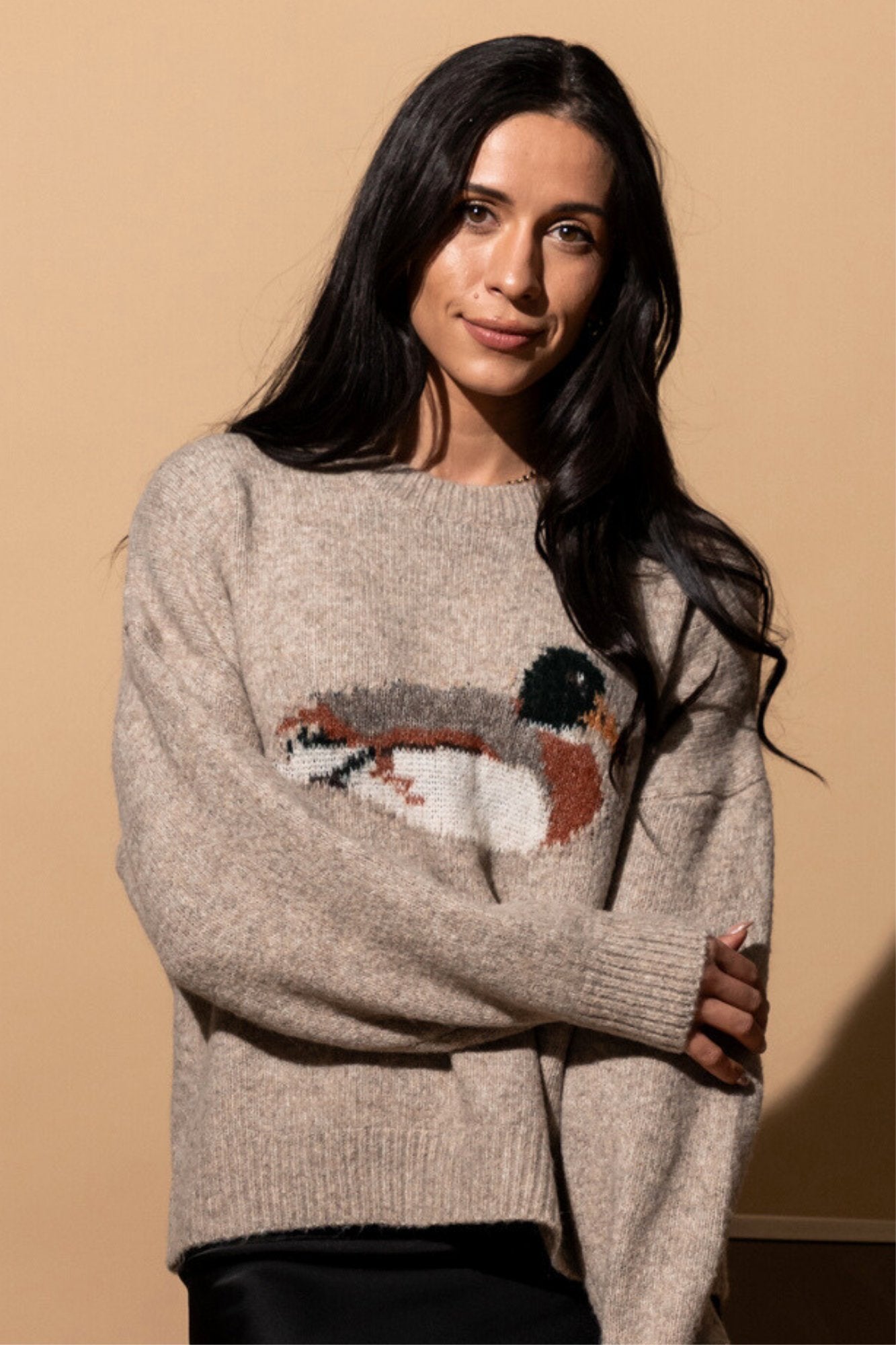 Lucky Duck Sweater Clothing Holley Girl 