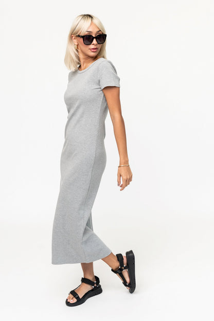 Lulu Dress in Grey Clothing Holley Girl 