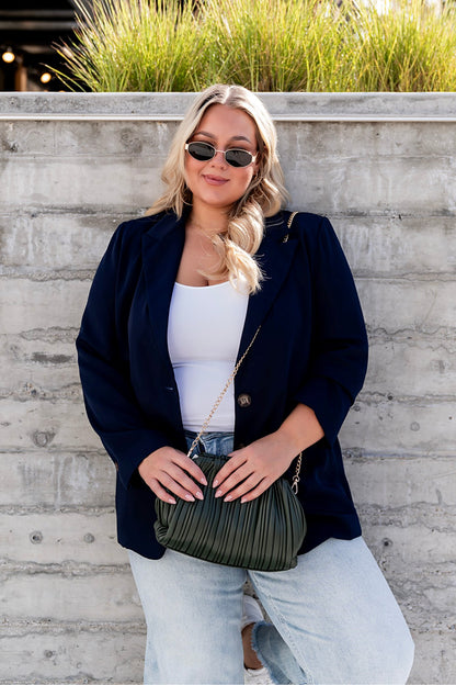 Jessie Blazer in Navy Clothing Holley Girl 