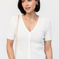 Bowman Top in White Holley Girl 