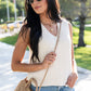 Remington Vest in Cream Clothing Holley Girl 