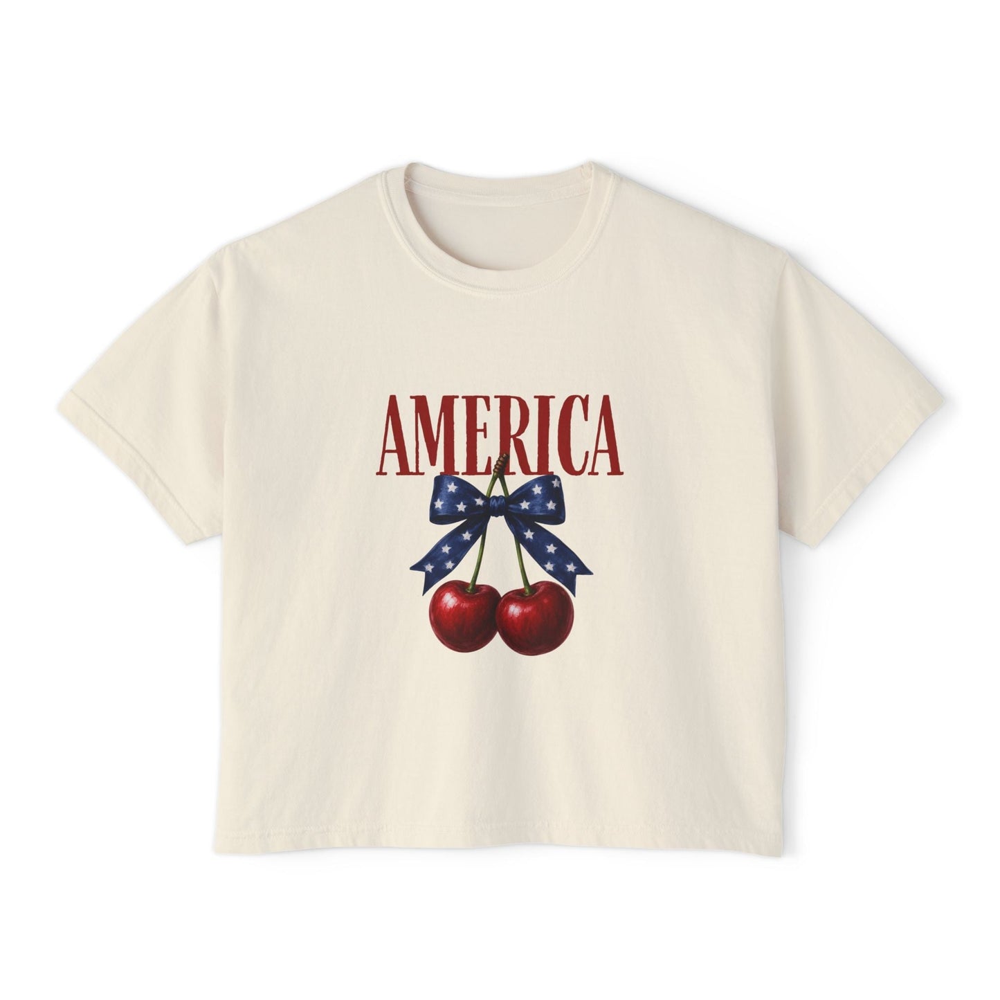 American Cherry -  Boxy Tee