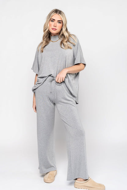 Travel Pant in Grey Holley Girl 