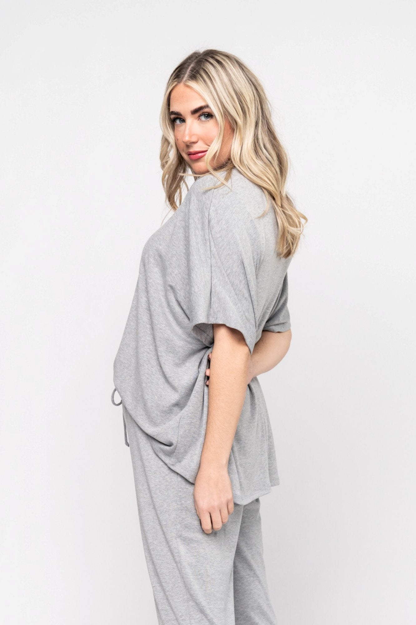 Travel Top in Grey Holley Girl 