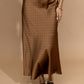 Hepburn Skirt in Chocolate Clothing Holley Girl 