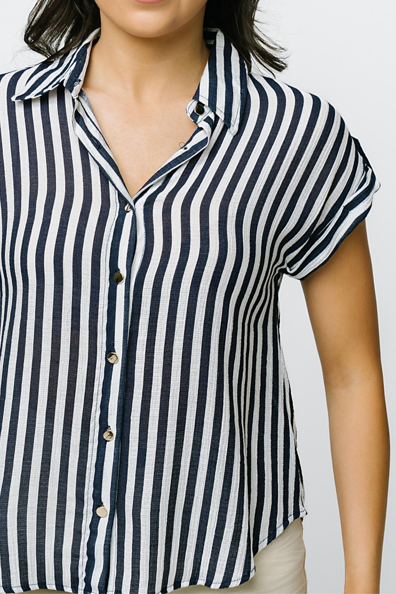 Oceanfront Button Up Clothing Holley Girl 