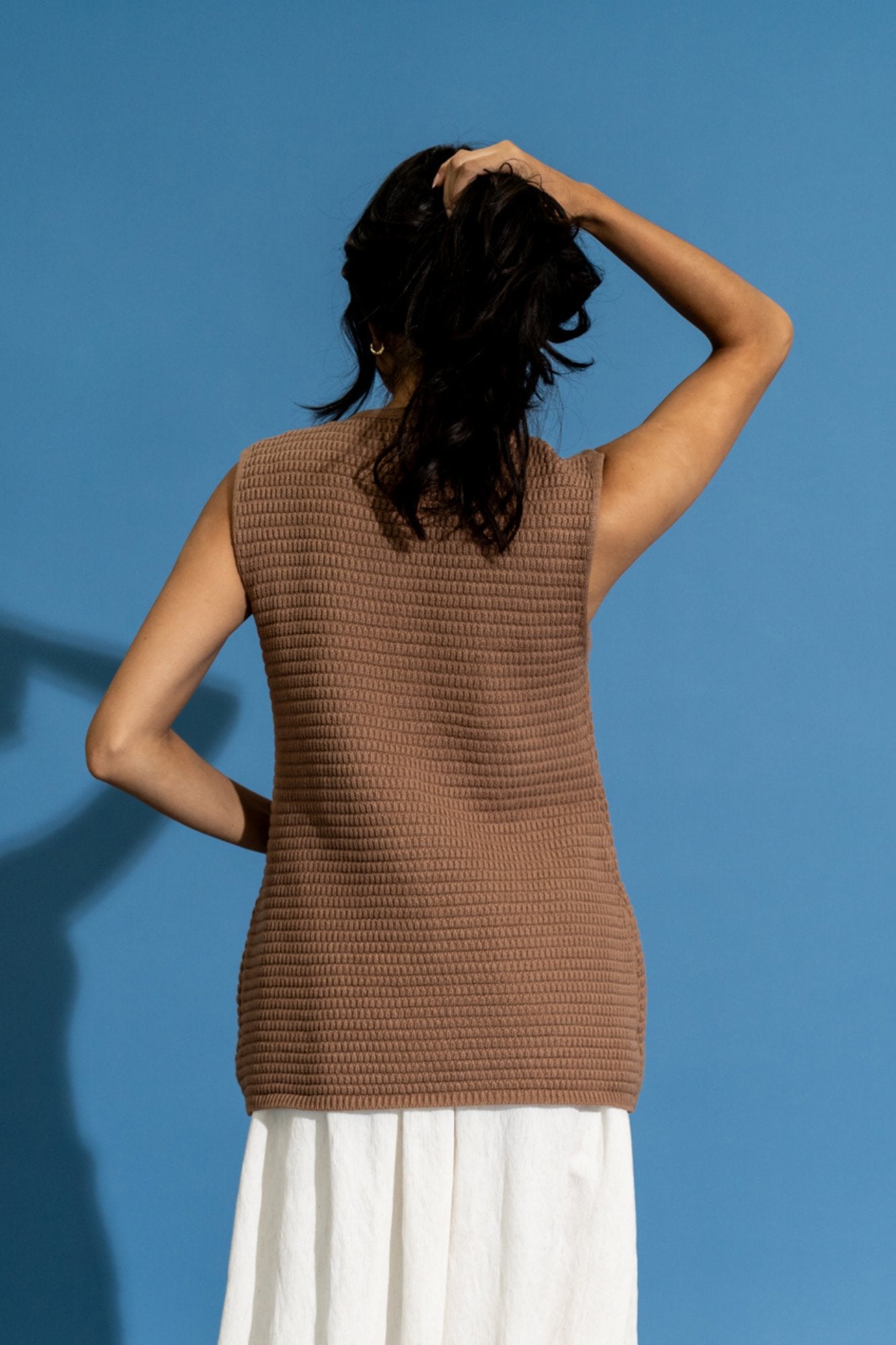 Monaco Top in Mocha Clothing Holley Girl 