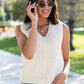 Remington Vest in Cream Clothing Holley Girl 