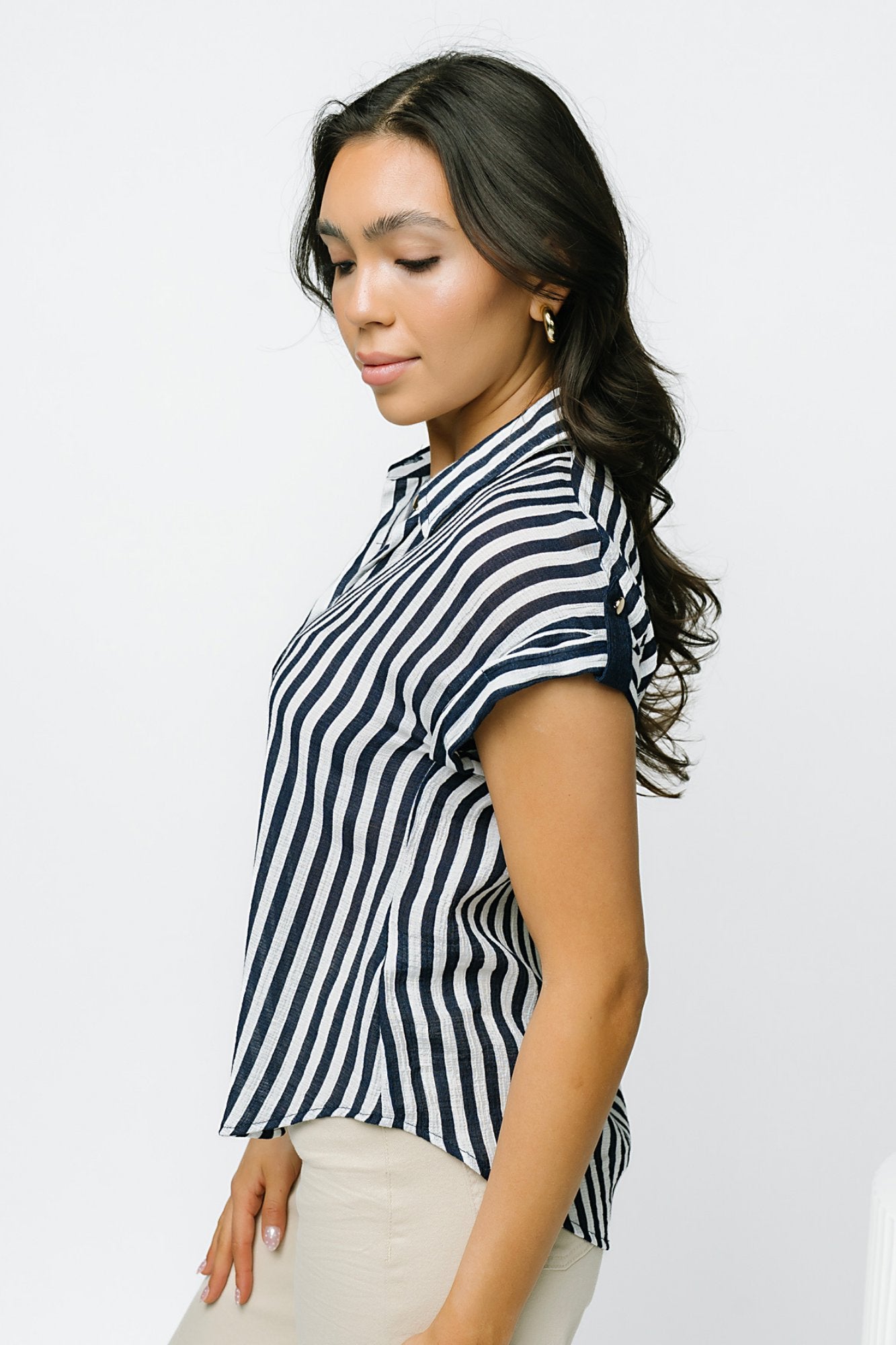 Oceanfront Button Up Clothing Holley Girl 