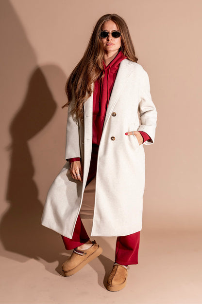 Jude Coat in Oatmeal Clothing Holley Girl 