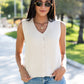 Remington Vest in Cream Clothing Holley Girl 