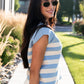 Rylee Top in Sky Clothing Holley Girl 