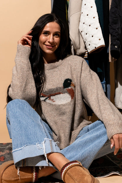 Lucky Duck Sweater Clothing Holley Girl 