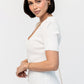 Bowman Top in White Holley Girl 
