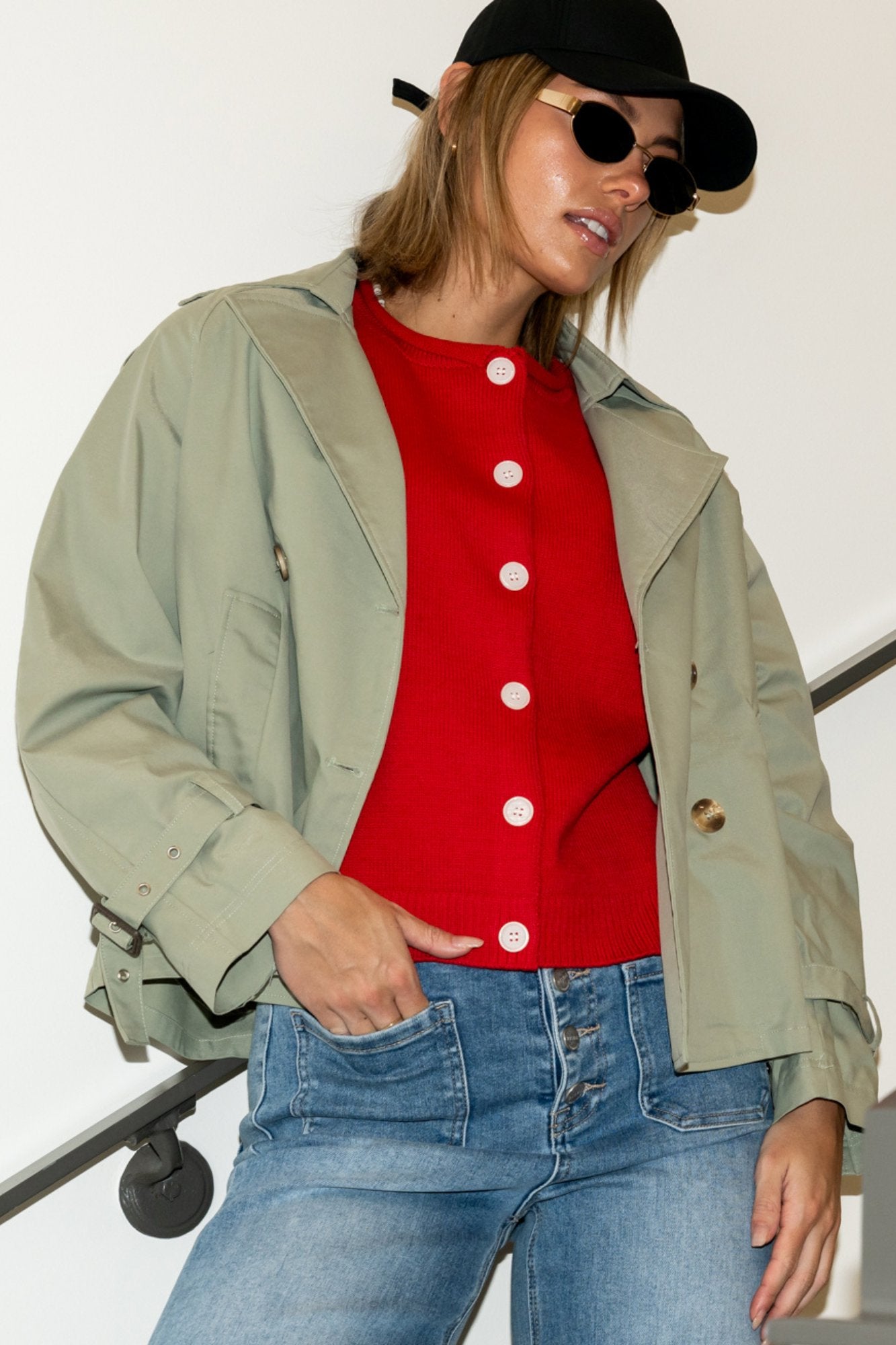 Roman Vest in Cherry Clothing Holley Girl 