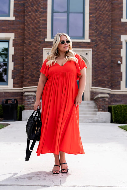 Brielle Dress in Poppy Holley Girl 
