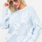Rex Sweater in Sky Clothing Holley Girl 