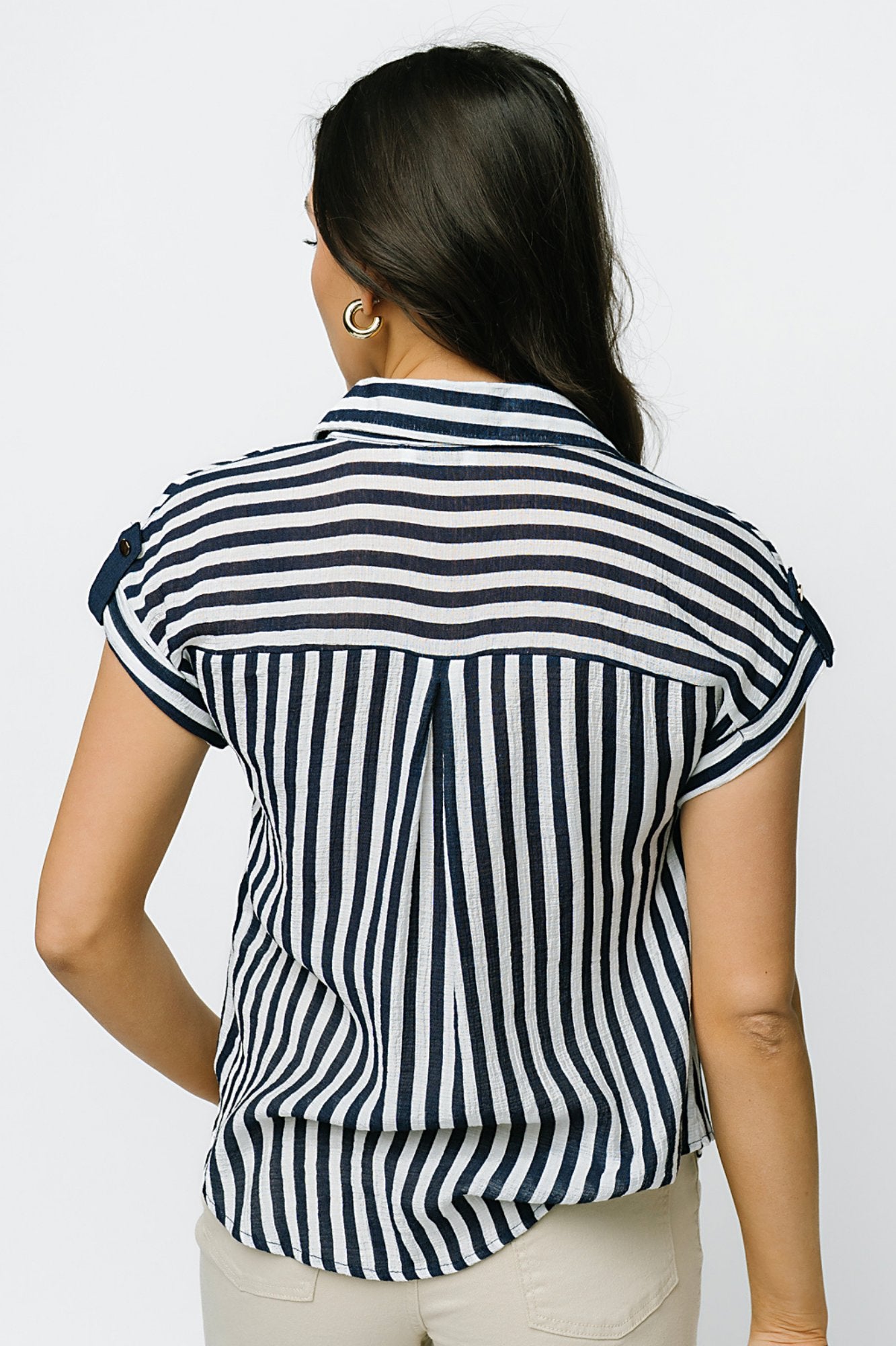 Oceanfront Button Up Clothing Holley Girl 