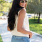 Remington Vest in Cream Clothing Holley Girl 