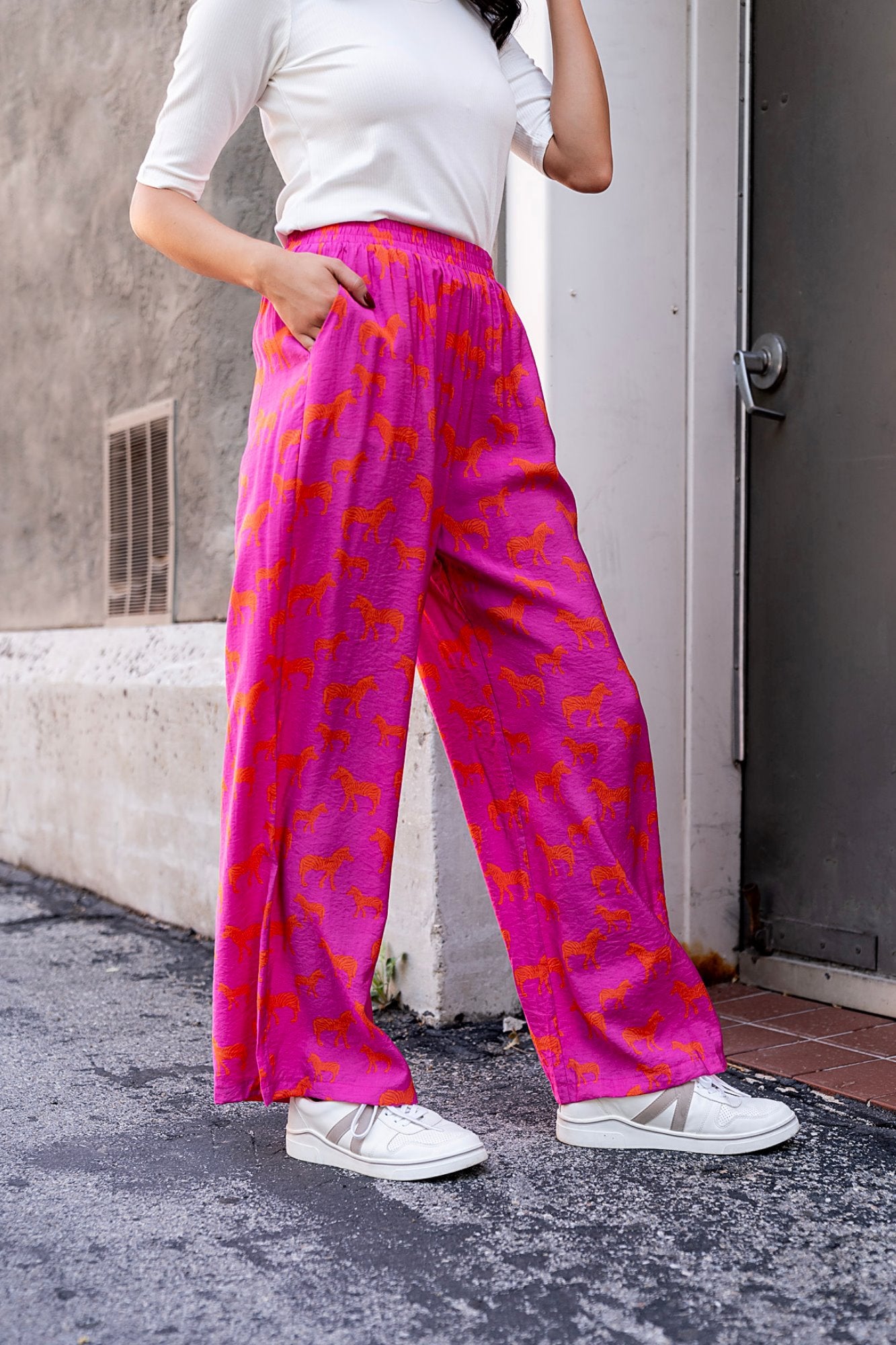 Zuri Pant in Pink Clothing Holley Girl 