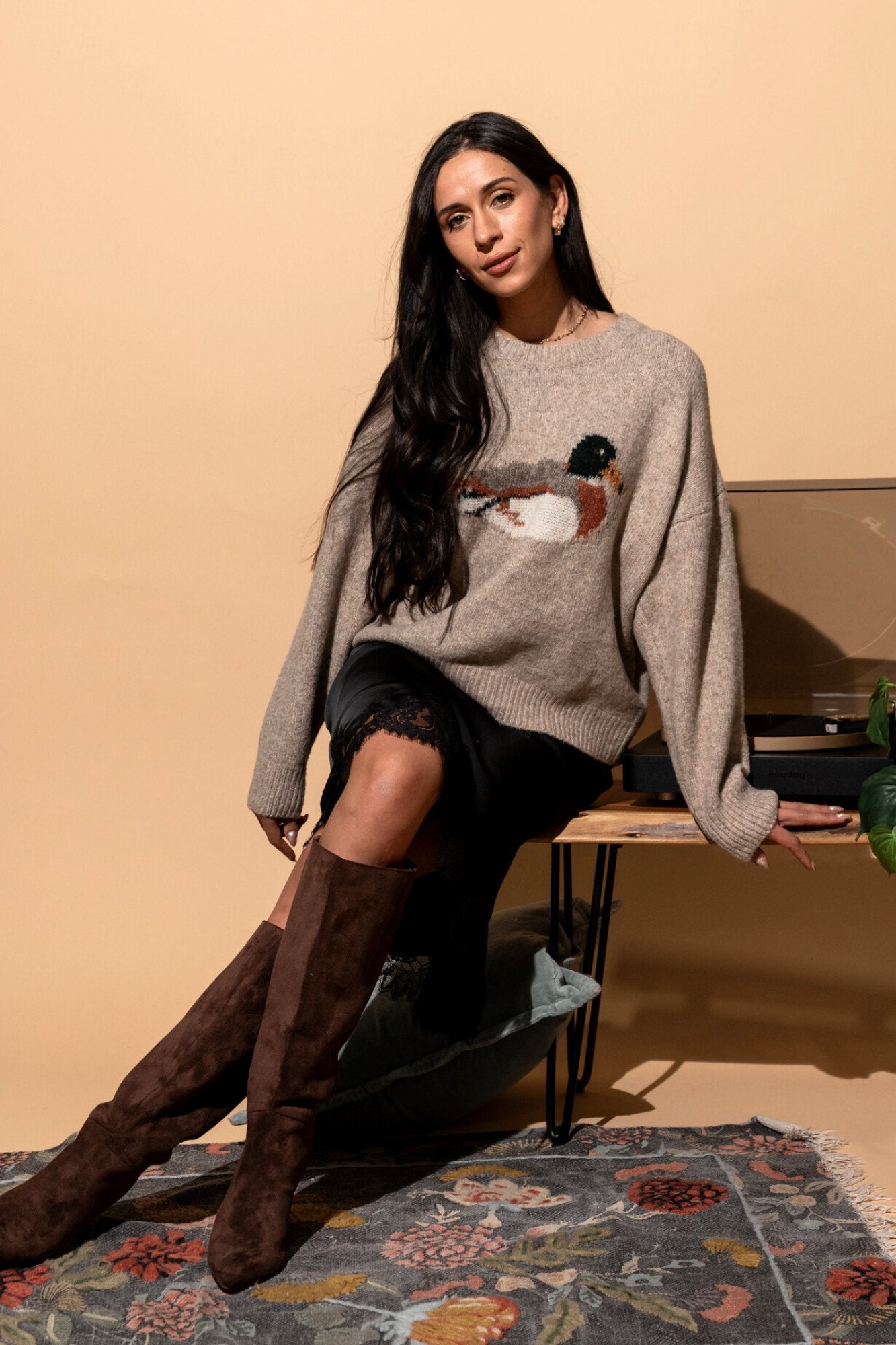 Lucky Duck Sweater Clothing Holley Girl 