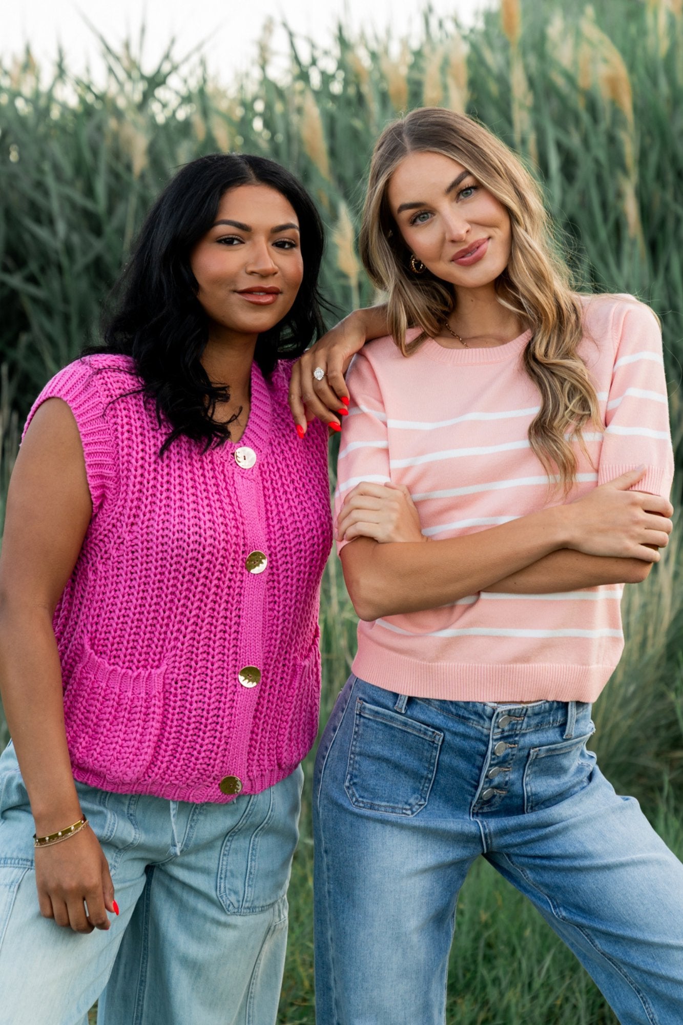 Finch Top in Peach Clothing Holley Girl 