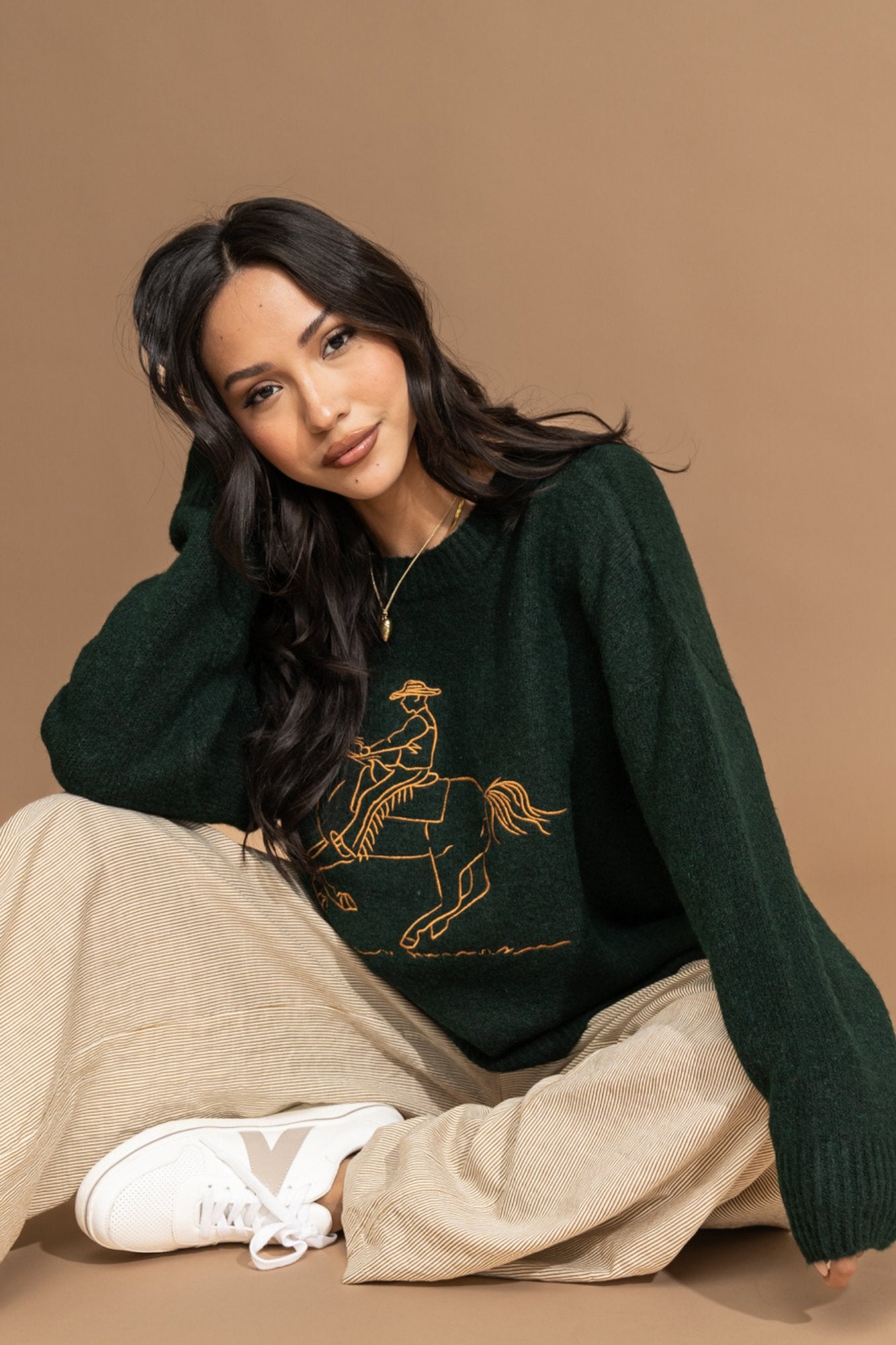 Back in the Saddle Sweater Clothing Holley Girl 