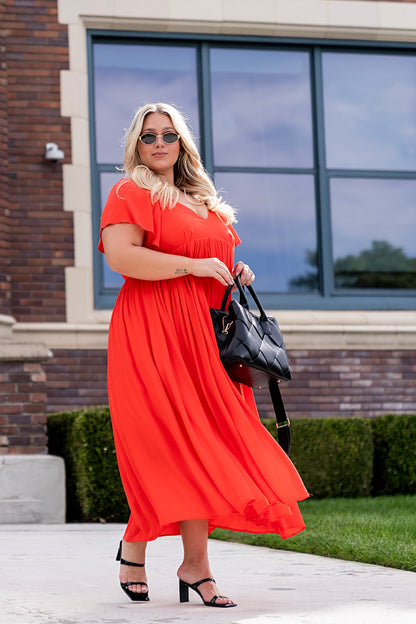Brielle Dress in Poppy Holley Girl 