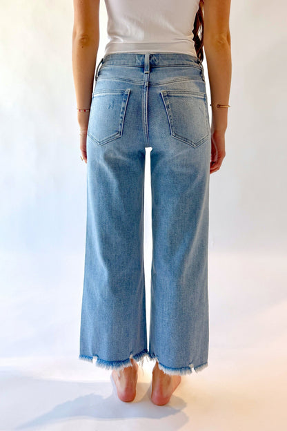 Stella Wide Leg Crop Jeans Clothing Holley Girl 