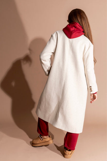Jude Coat in Oatmeal Clothing Holley Girl 