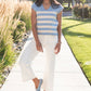 Rylee Top in Sky Clothing Holley Girl 