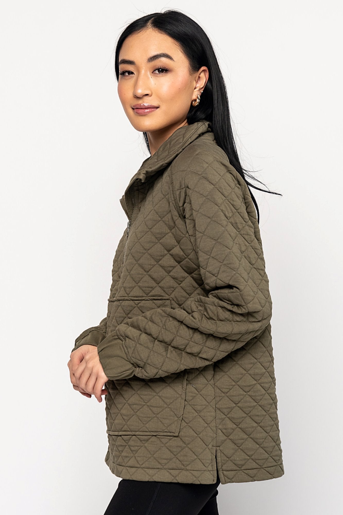 Mason Pullover in Olive Holley Girl 