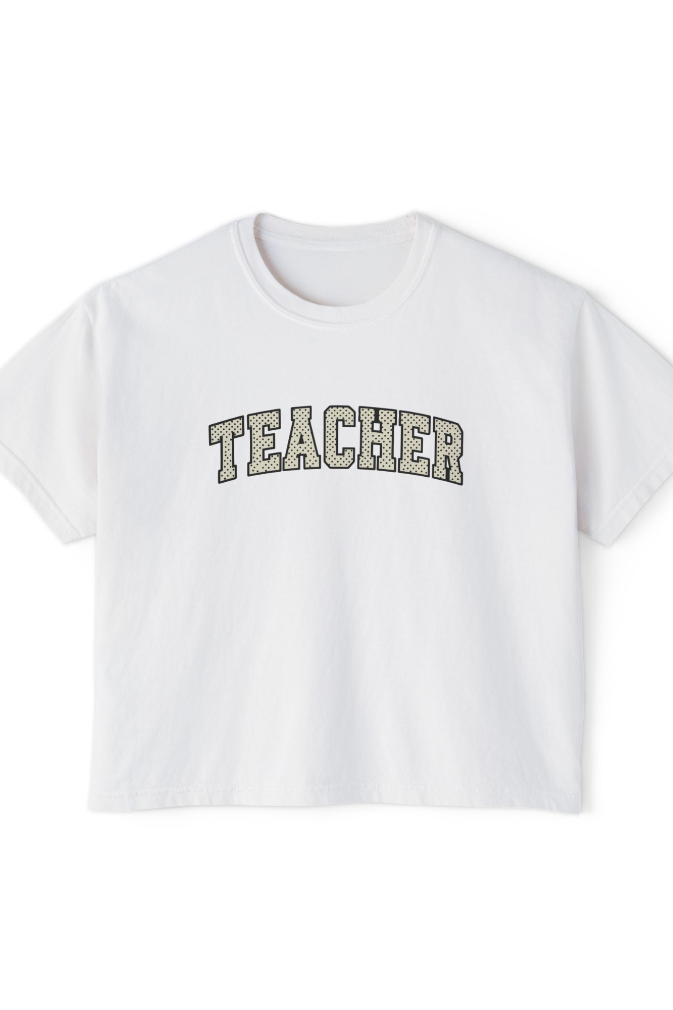 Polka Dot Teacher - Boxy Tee