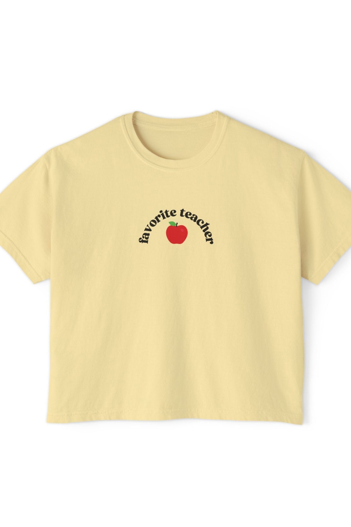 Favorite Teacher - Boxy Tee T-Shirt Holley Girl 