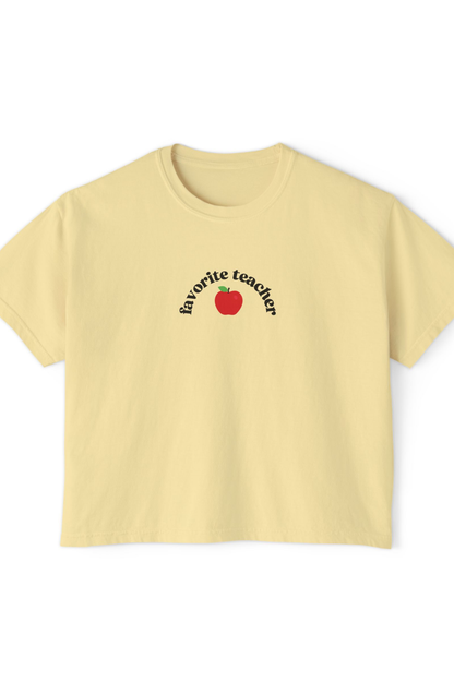 Favorite Teacher Boxy Tee