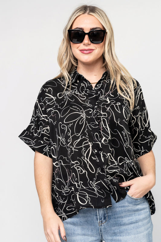 Montana Top in Black Holley Girl 