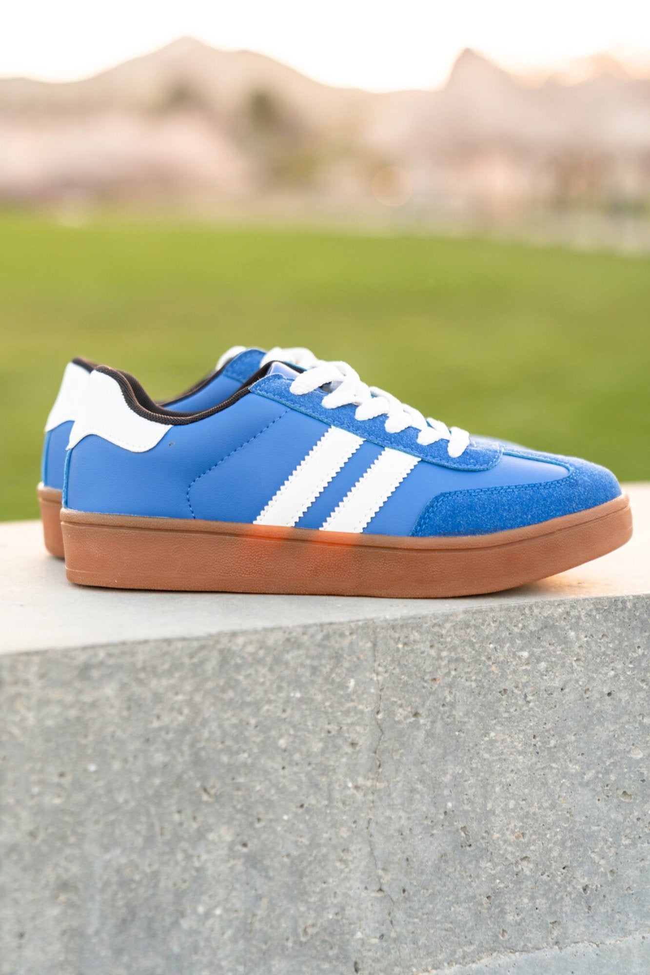 Becker Sneakers in Blue Nova Clothing Holley Girl 
