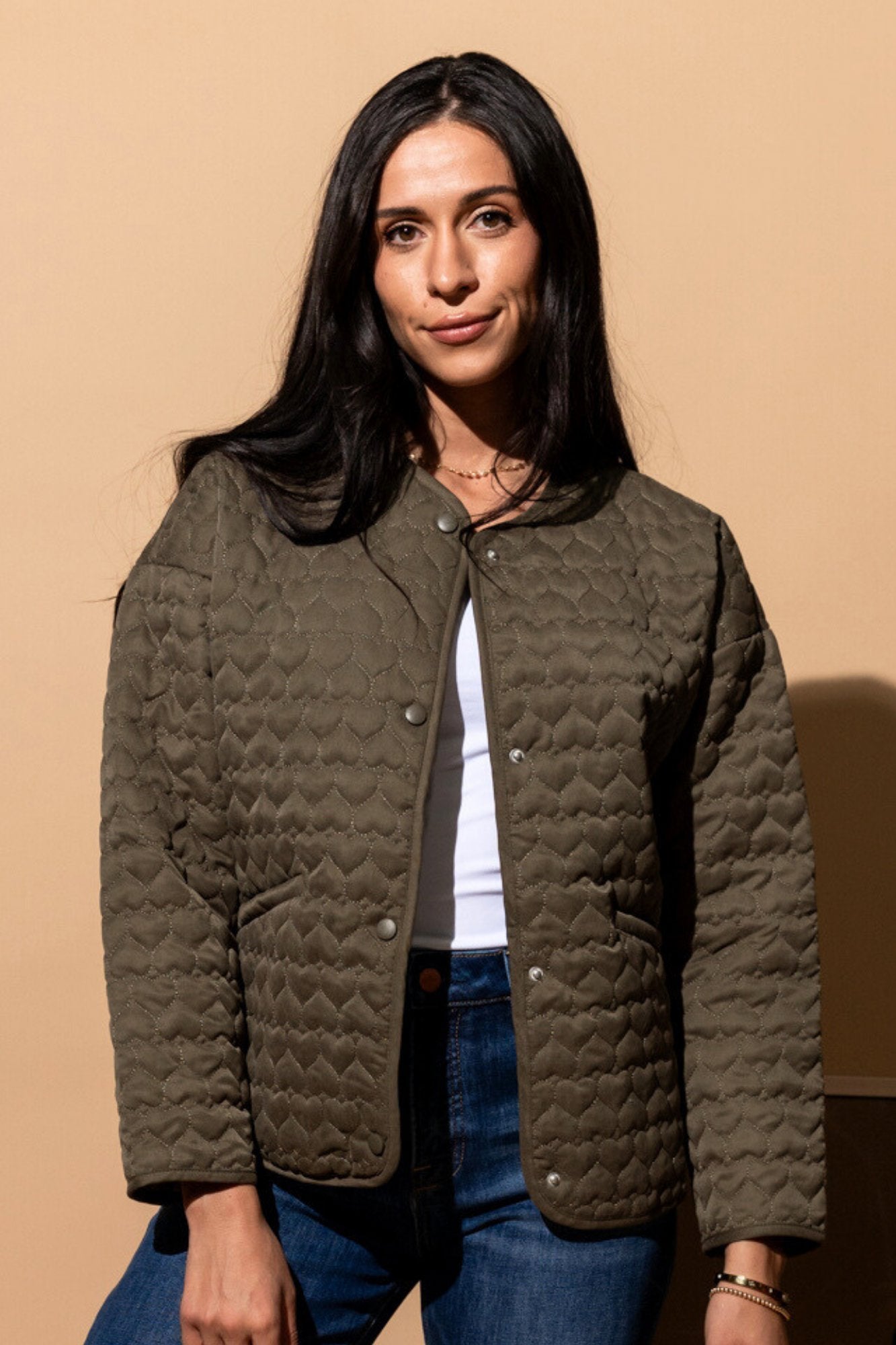 Heartfelt Quilted Jacket Clothing Holley Girl 