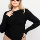 Tia Sweater in Black Holley Girl 