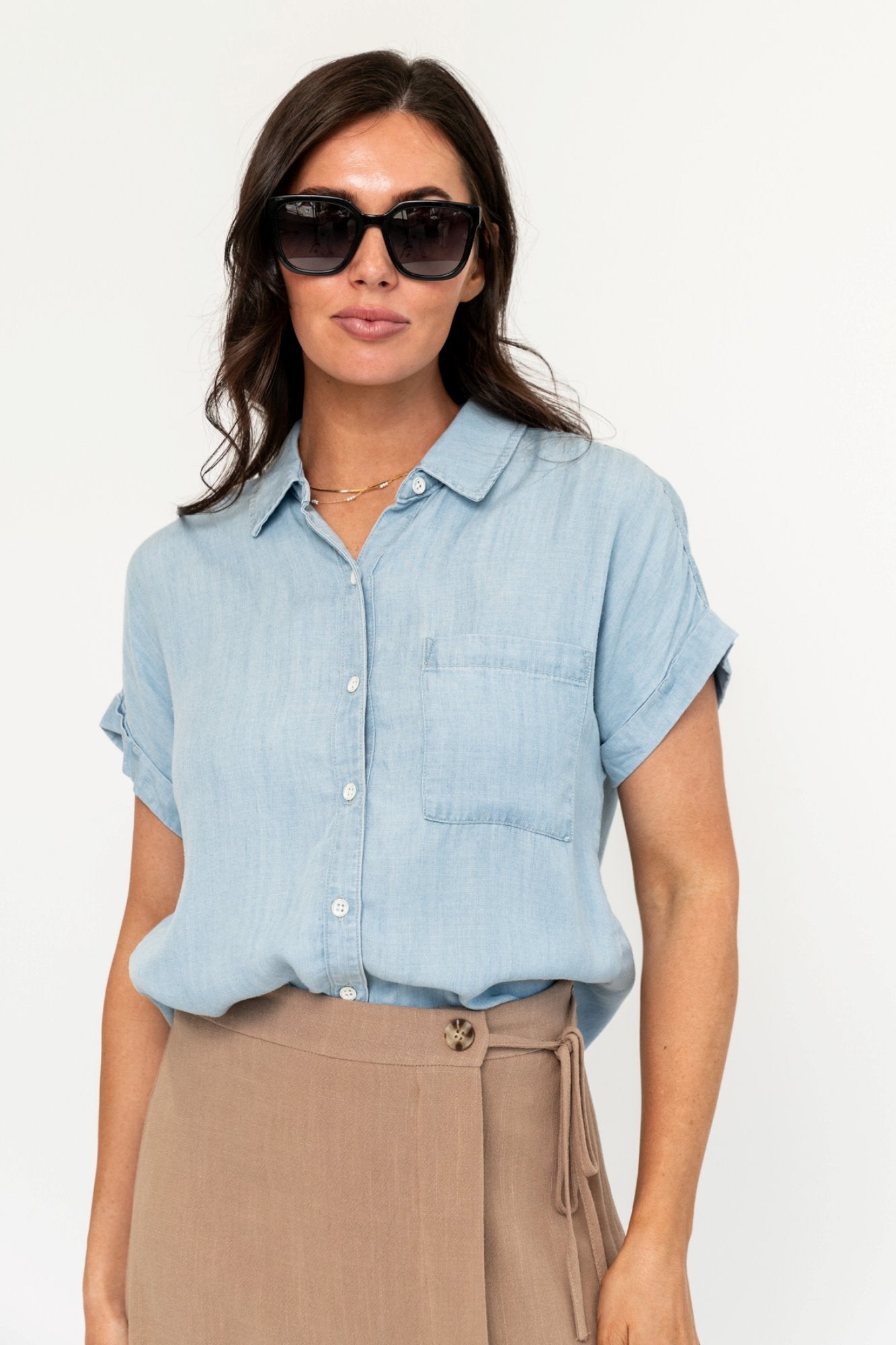 Ellis Button Down Clothing Holley Girl 