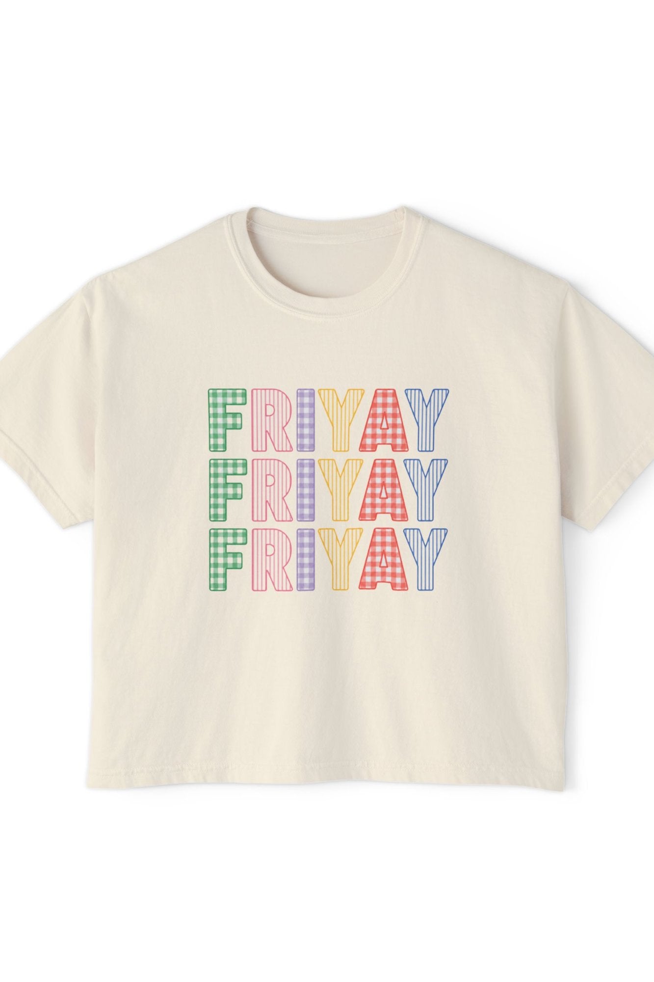 FRIYAY - Boxy Tee T-Shirt Printify 