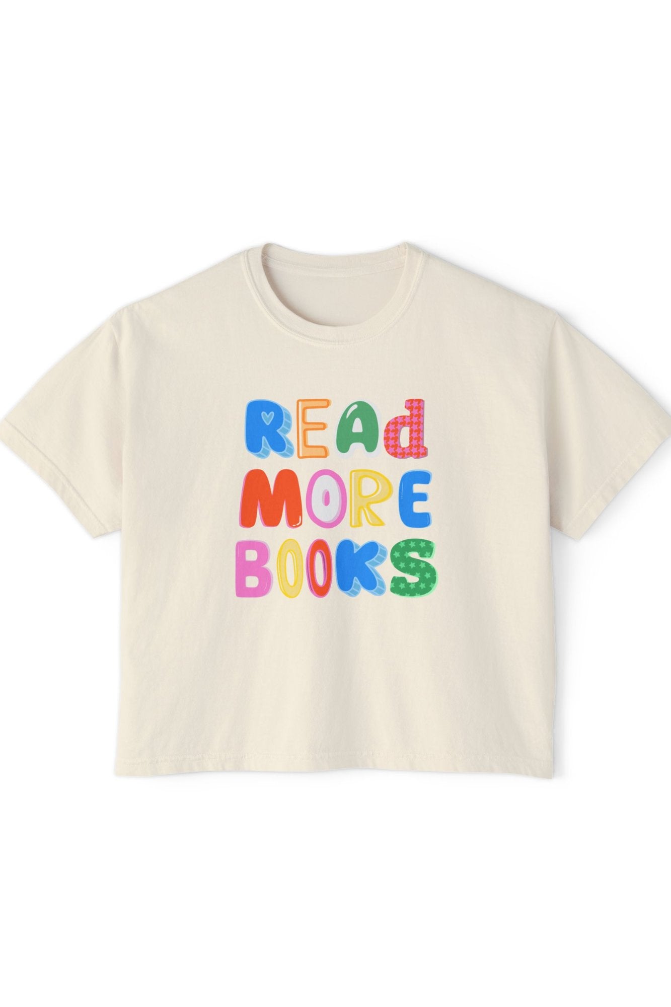 Read More Books - Boxy Tee T-Shirt Printify 