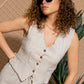 Charleston Vest in Natural - FINAL SALE Holley Girl 
