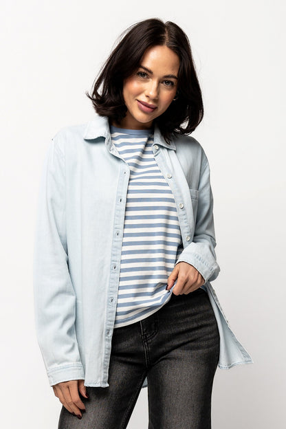 Margot Tee in Blue Holley Girl 