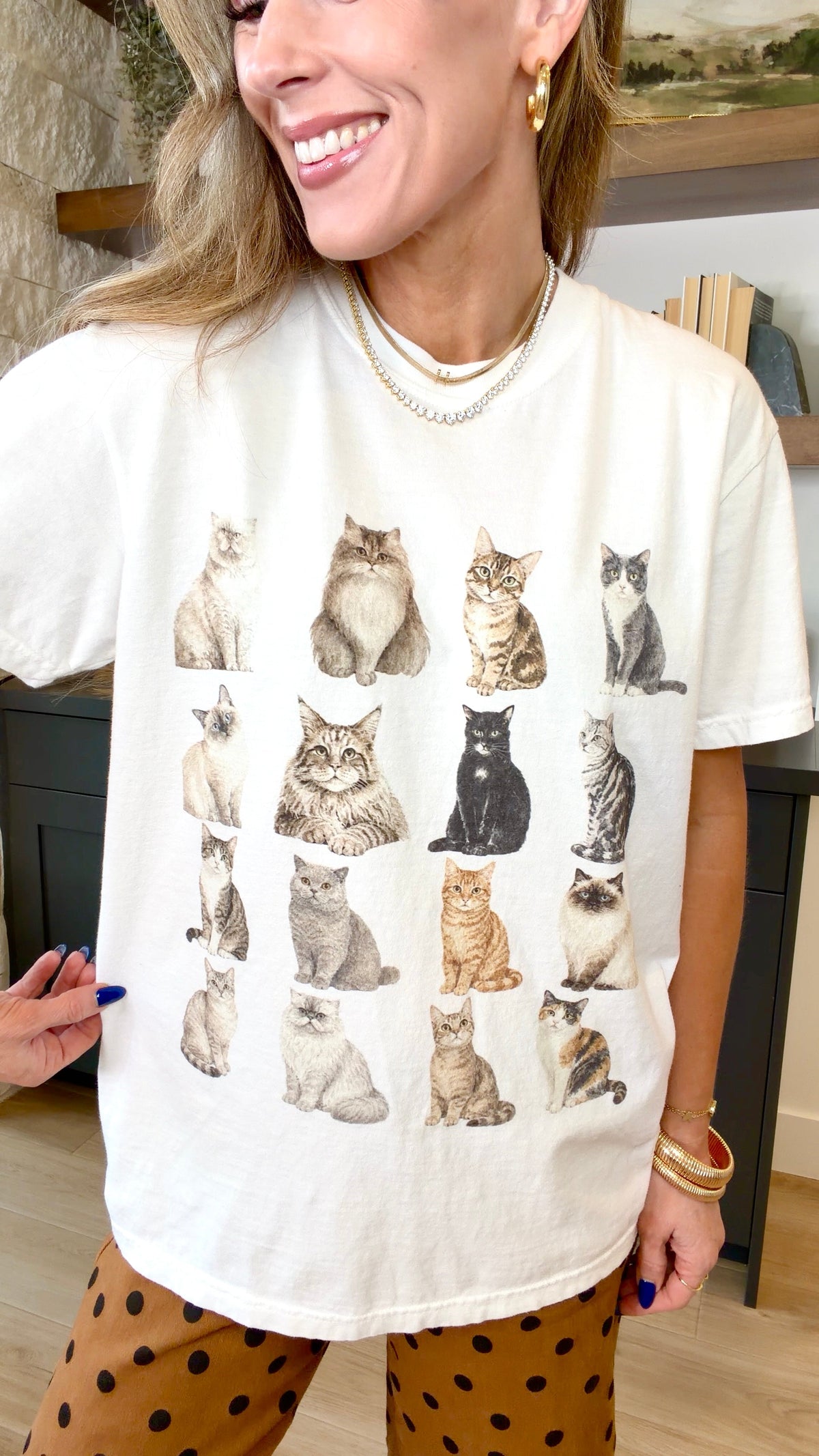 Kitty Club Graphic Tee T-Shirt Printify 
