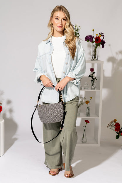 Carli Top in White Clothing Holley Girl 