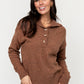Aspen Sweater in Pecan Clothing Holley Girl 