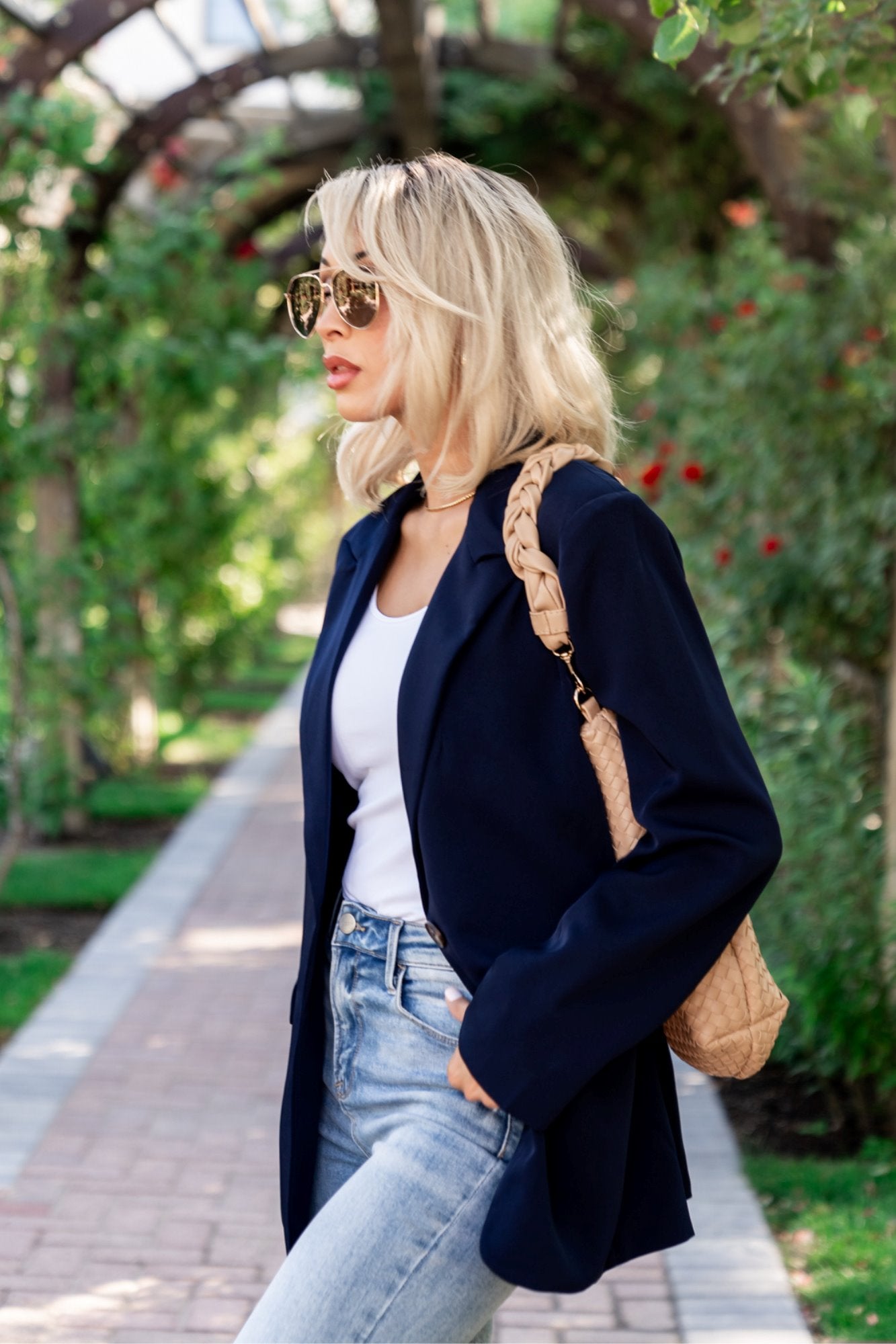 Jessie Blazer in Navy Clothing Holley Girl 