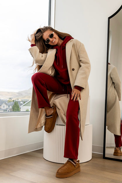 Jude Coat in Oatmeal Clothing Holley Girl 