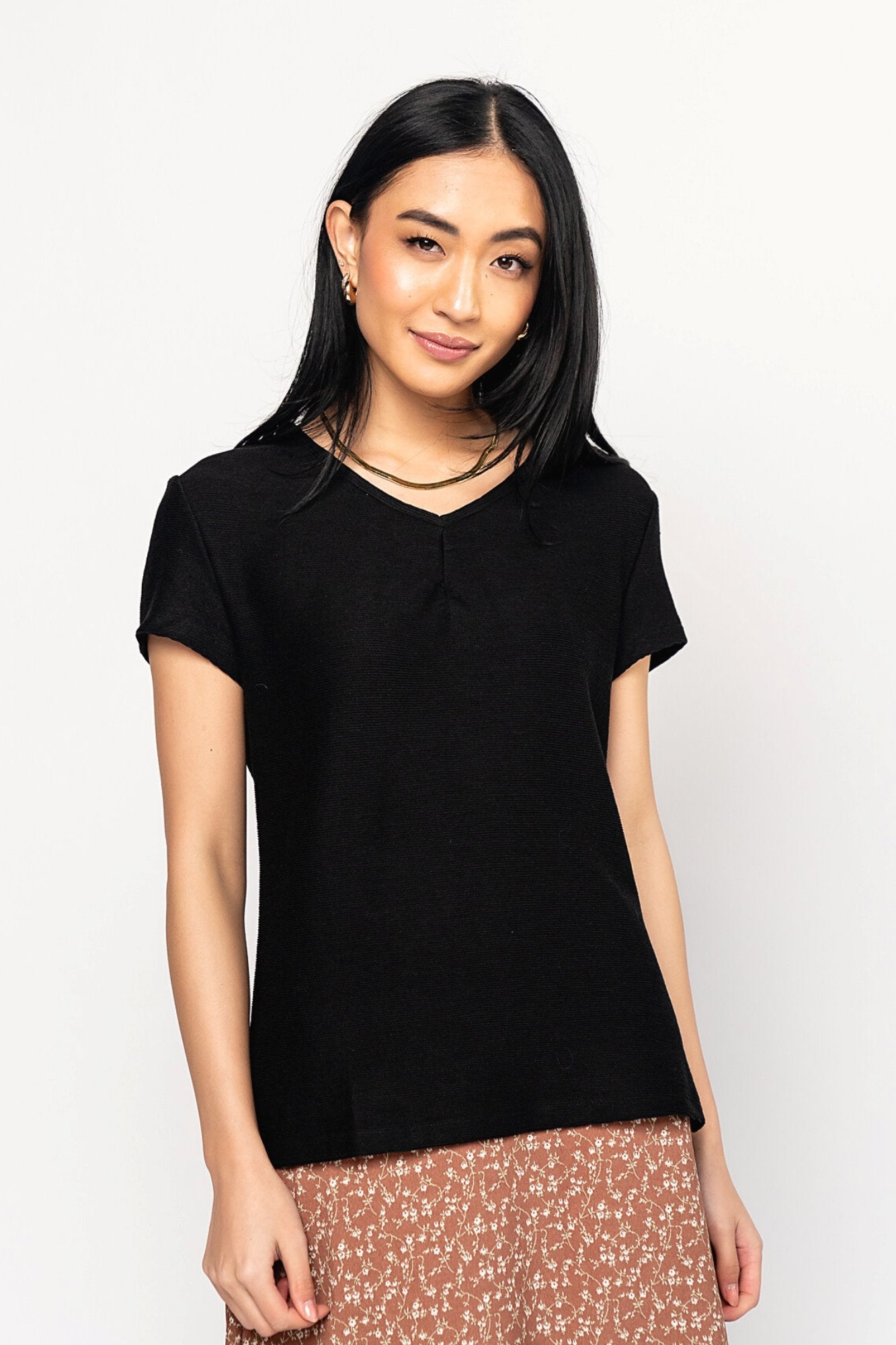 Rylee Top in Black (Small-XL)